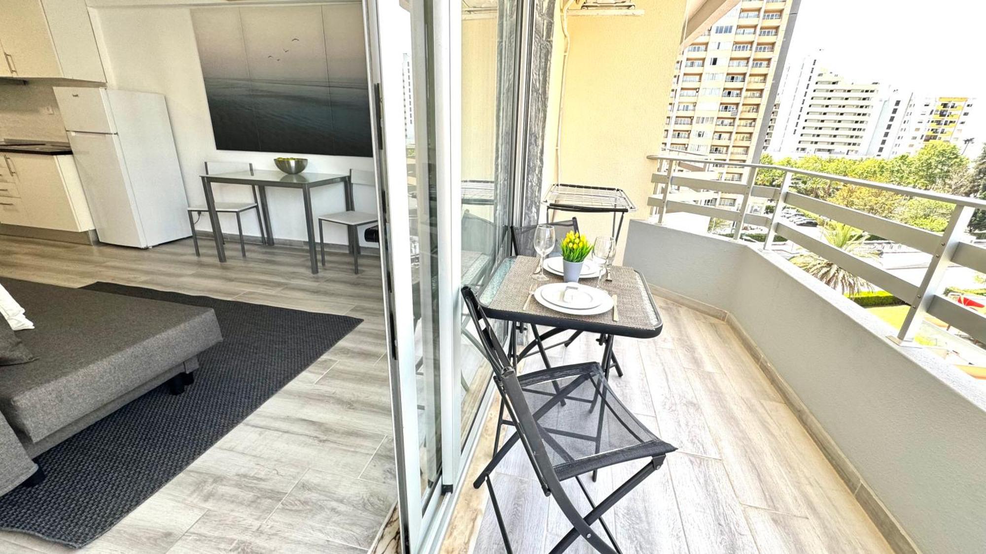Praia Da Rocha, 504 Casa Dos Arcos, Sunny Studio, Air Conditioning, Internet, Pools, Sea View, By Ig Portimão Exterior photo